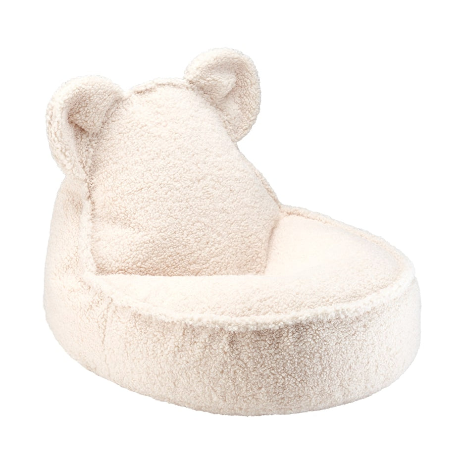 Wigiwama Beren Zitzak voor Kinderen Beer - Cream White Bear Beanbag image 0