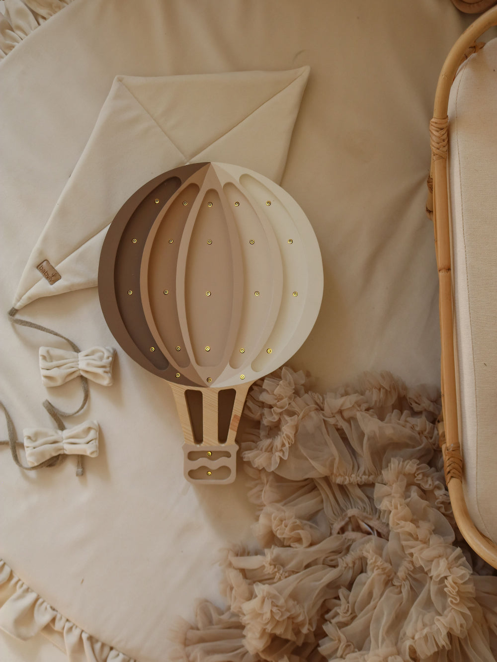 Little Lights Lamp Luchtballon - Cappuccino image 2