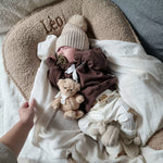 Teddy Babynestje met Naam - Beige image 2