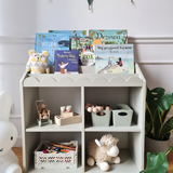 Montessori Boekenkast met Schulprand - Sage image 5