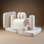 Wigiwama Teddy Kinderbank - Cream White Settee - Sofa Speelbank image 5