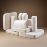 Wigiwama Teddy Kinderbank - Cream White Settee - Sofa Speelbank image 5