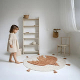 Nattiot - Vloerkleed Bohobird Toast - Vogel - ⌀110cm