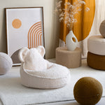 Wigiwama Beren Zitzak voor Kinderen Beer - Cream White Bear Beanbag image 1