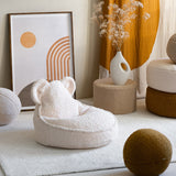 Wigiwama Beren Zitzak voor Kinderen Beer - Cream White Bear Beanbag image 1