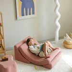 Wigiwama Kinderstoel - Guava Pink Moon Chair image 3