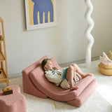 Wigiwama Kinderstoel - Guava Pink Moon Chair image 3