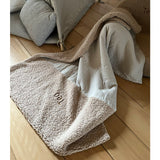 Teddy Deken met Naam - Beige - 78x100cm image 1