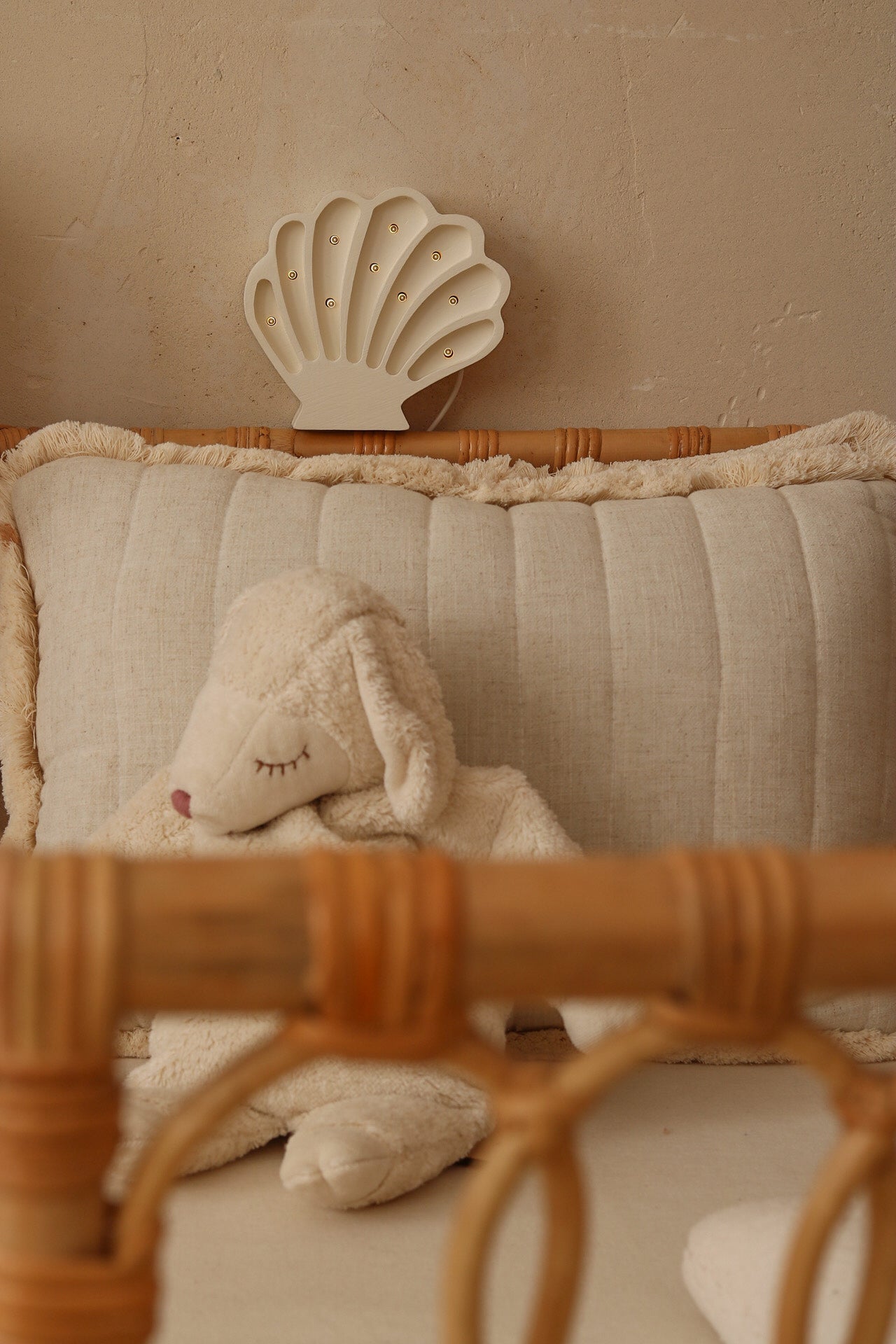 Little Lights Mini Lamp Schelp - Parel Wit image 6