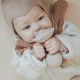 Natruba Rammelaar/Bijtspeelgoed Roos - Natuurrubber image 1