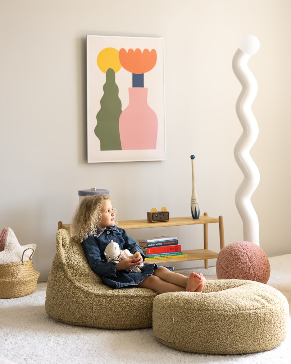 Wigiwama Kinderpoef - Matcha Ottoman image 2