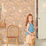 Majvillan Behang - My Sweet Pony - Old Lilac image 0