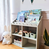 Montessori Boekenkast met Schulprand - Sage image 3