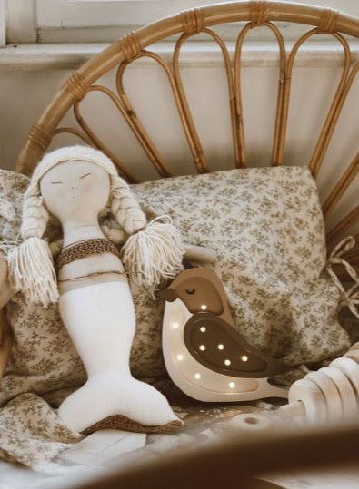 Little Lights Mini Lamp Vogel - Coffee Beige image 3