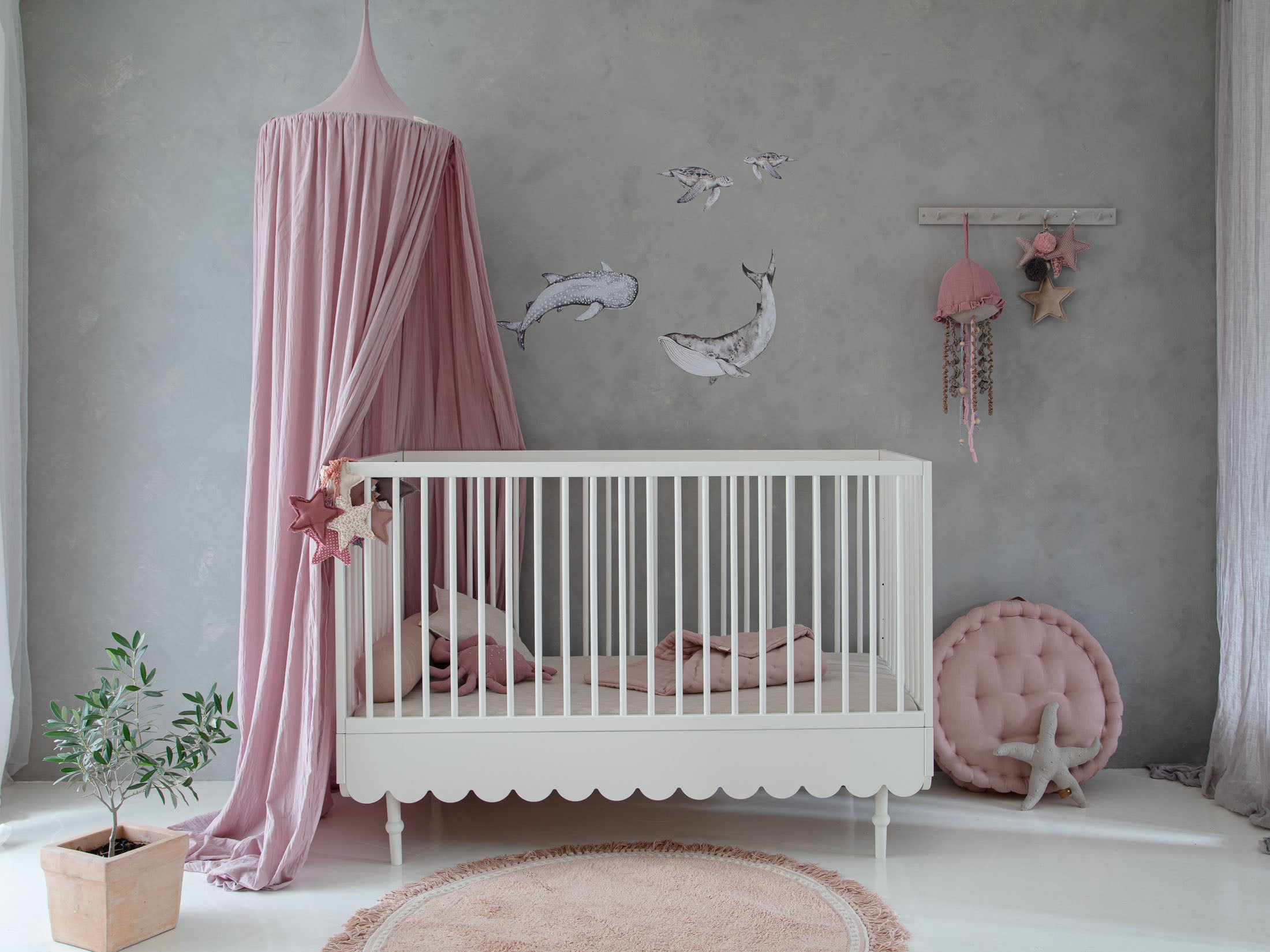 Wood Luck 2-in1 Ledikant Babushka - Wit image 2