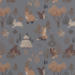 Majvillan Behang - Deep Forest - Midnight Blue image 1