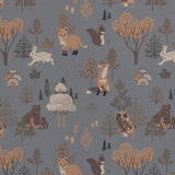 Majvillan Behang - Deep Forest - Midnight Blue image 1