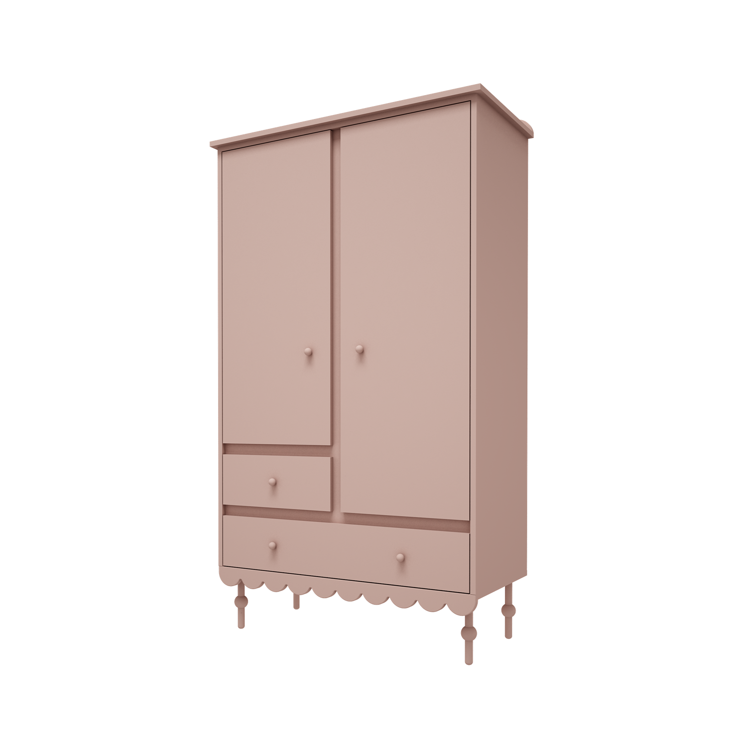 Wood Luck Kledingkast Babushka - Roze image 0