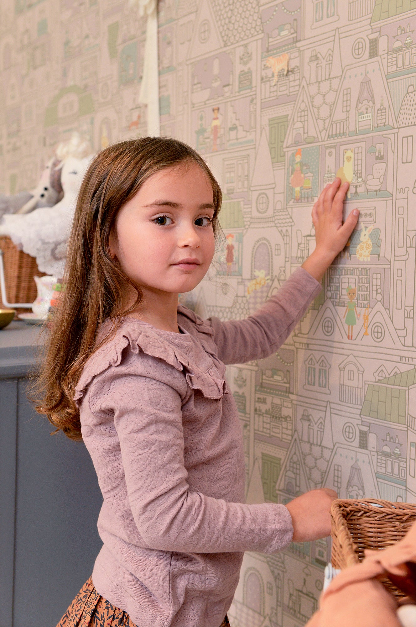 Majvillan Behang - Dollhouse - Soft Lilac image 2