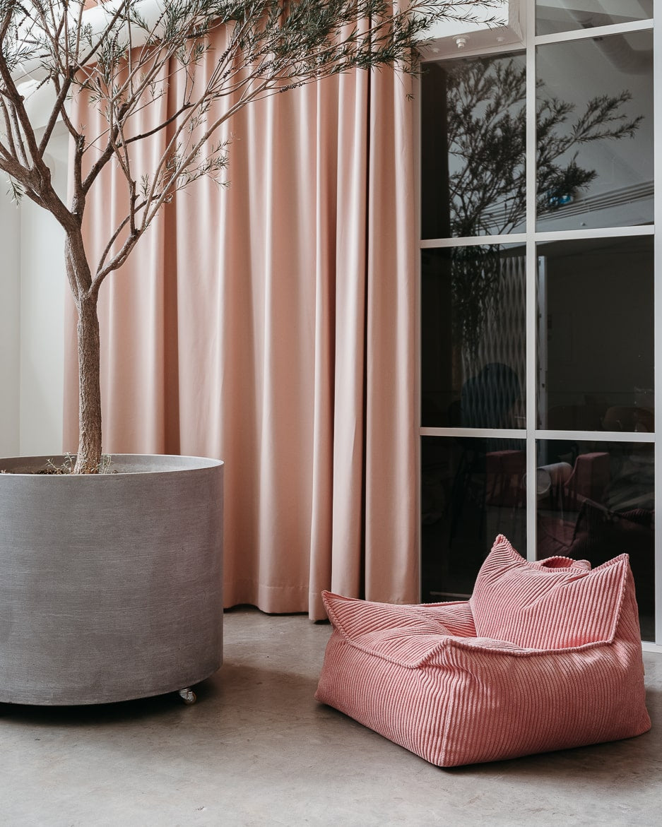 Wigiwama Zitzak voor kinderen - Pink Mousse Beanbag Chair image 5