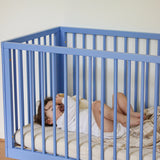 KARL & FRIC Ledikant Nox - Blauw - 60x120cm image 2