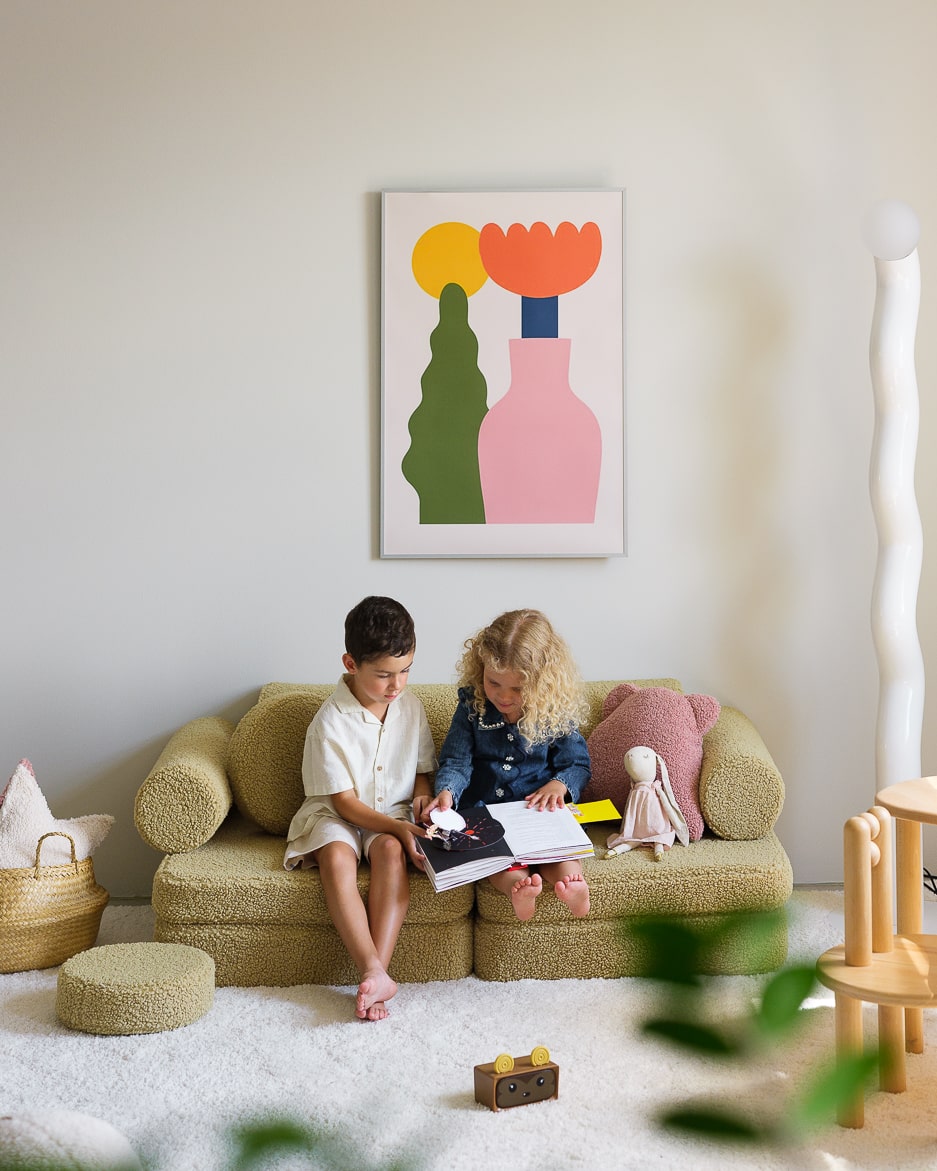 Wigiwama Teddy Kinderbank - Matcha Settee - Sofa Speelbank image 4