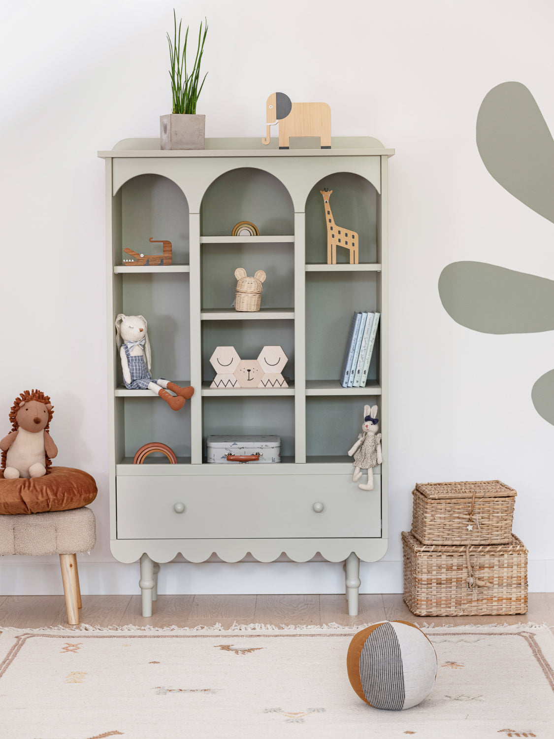 Wood Luck Boekenkast Babushka - Olive image 5