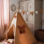 Tipi Tent met Speelmat - Goud image 0