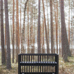 KARL & FRIC Ledikant Nox - Zwart satijn - 60x120cm image 9