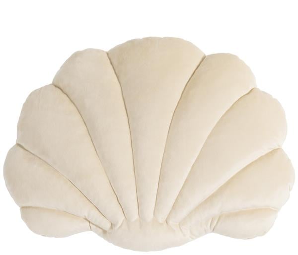 Schelp kussen - crème image 3