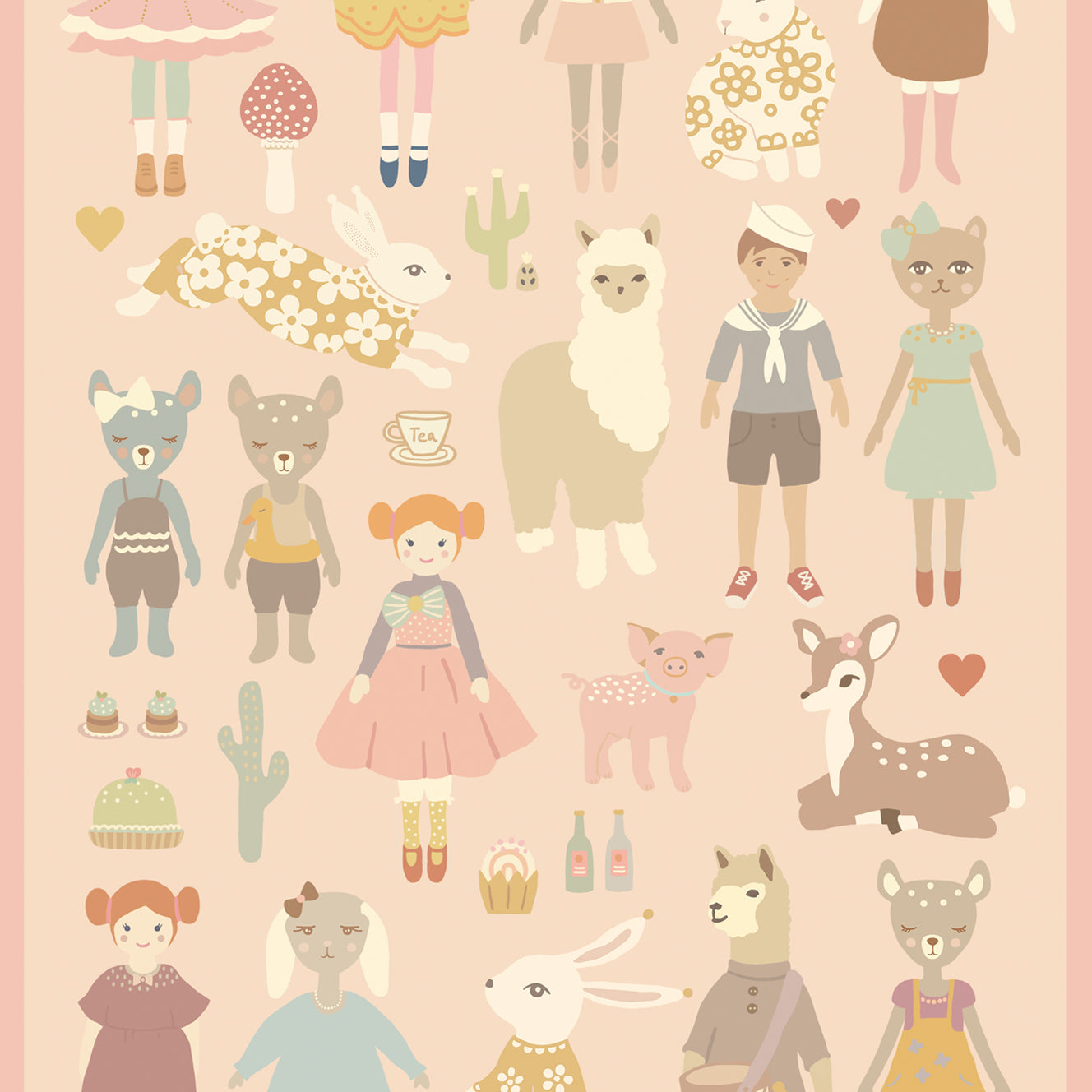 Majvillan Muurstickers image 0