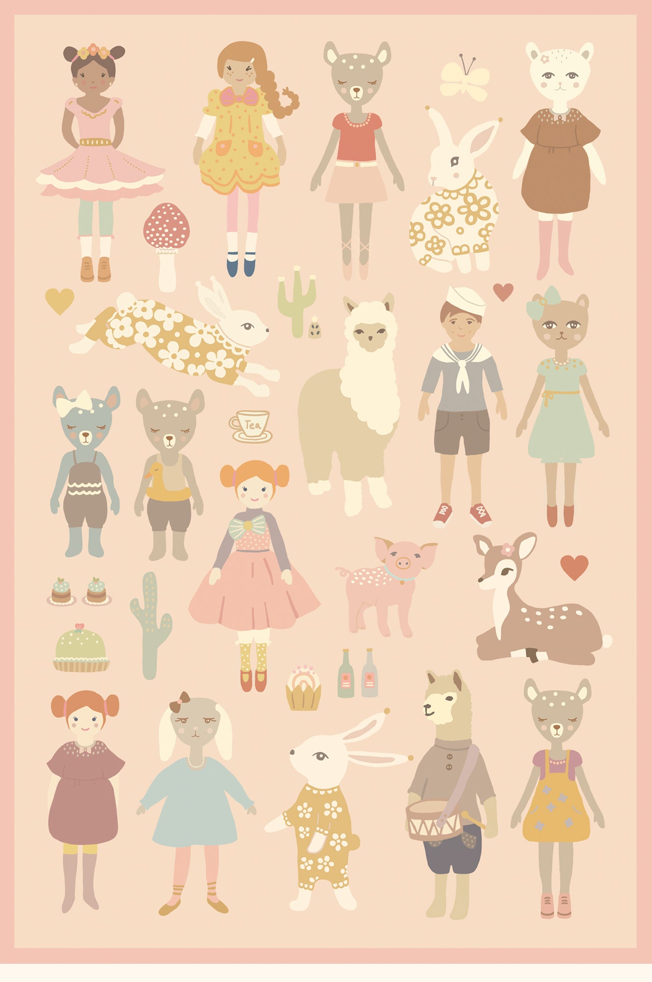 Majvillan Muurstickers image 0