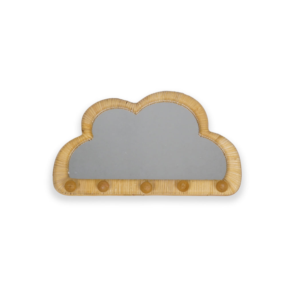 KidsDepot - Milana - Rotan Spiegel - Wolk image 0