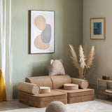 Wigiwama Ribstof Kinderbank - Toffee Settee - Sofa Speelbank image 2