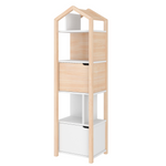 Boekenkast Juno met dakje - Wit image 1