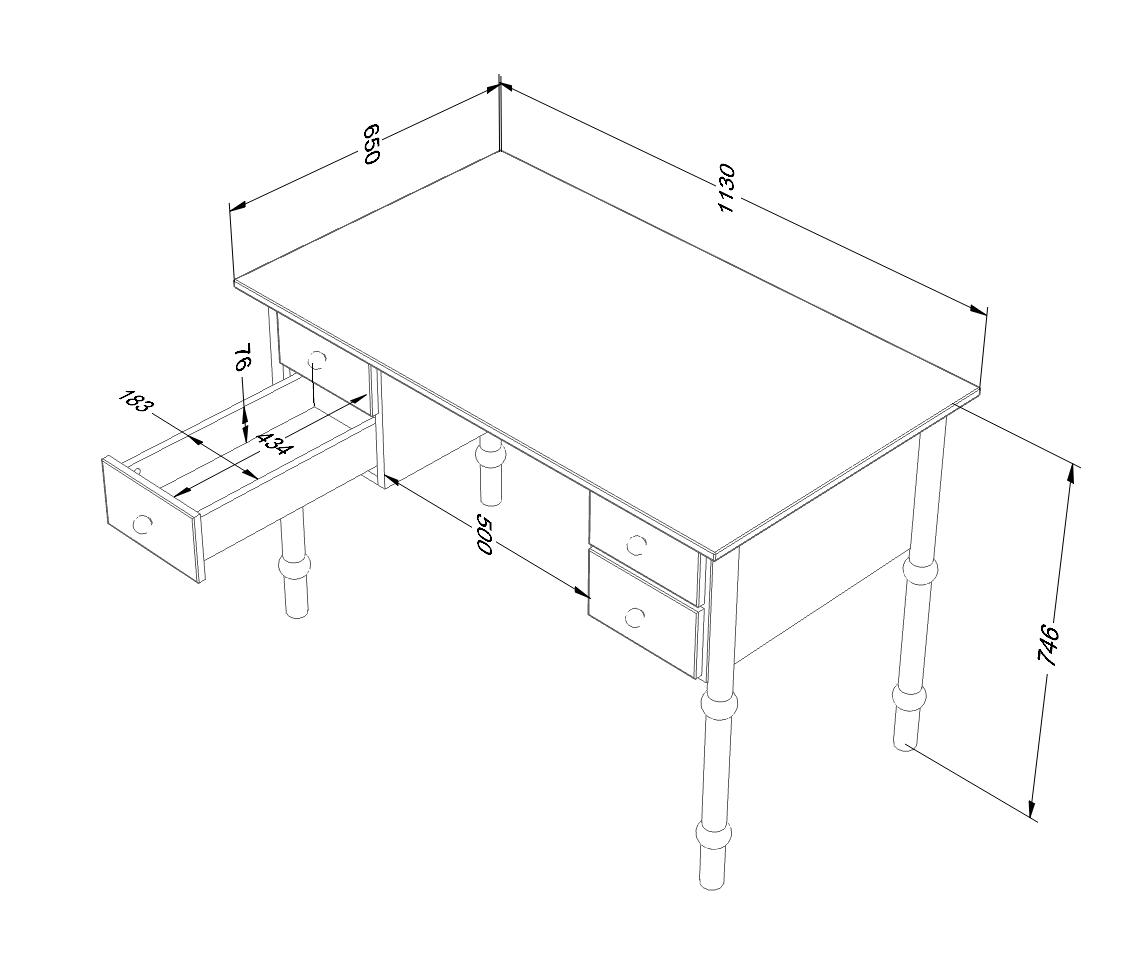 Wood Luck Bureau Babushka - Olive image 5