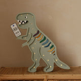 Little Lights Lamp Dino T-Rex  - Khaki Pastel image 1