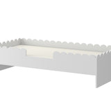 Montessori Junior Bed met Schulprand - Met Lade - 80x160cm - Wit