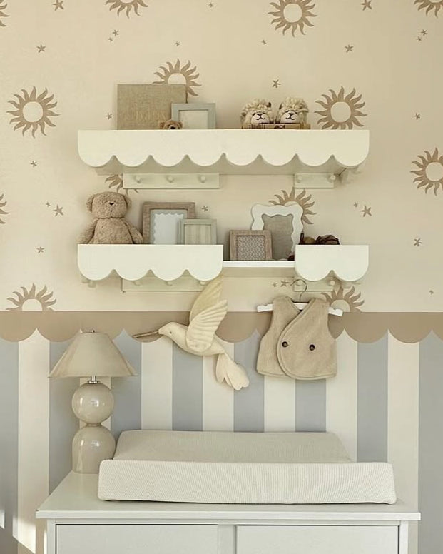 Wood Luck Wandplank Babushka - Wit image 1