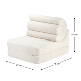 Wigiwama Kinderstoel - Cream White Flipster image 8