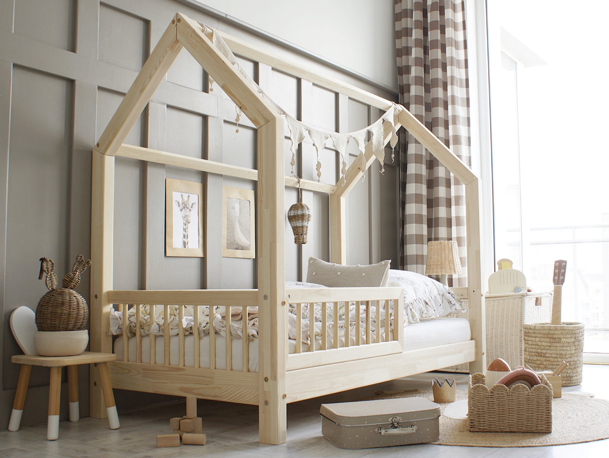 Bedhuisje Perle Natural - Eenpersoons 90x200cm image 0