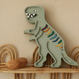 Little Lights Lamp Dino T-Rex  - Khaki Pastel image 3