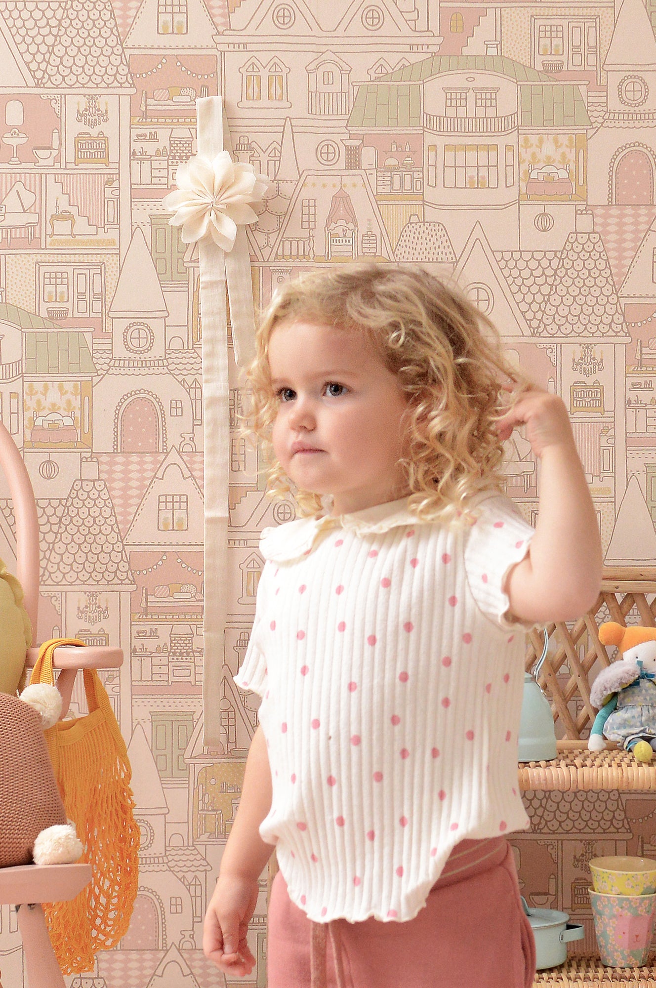 Majvillan Behang - Dollhouse - Sunny Pink image 5