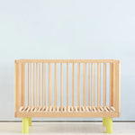 KARL & FRIC Ledikant Nox - Naturel met gele poten image 1