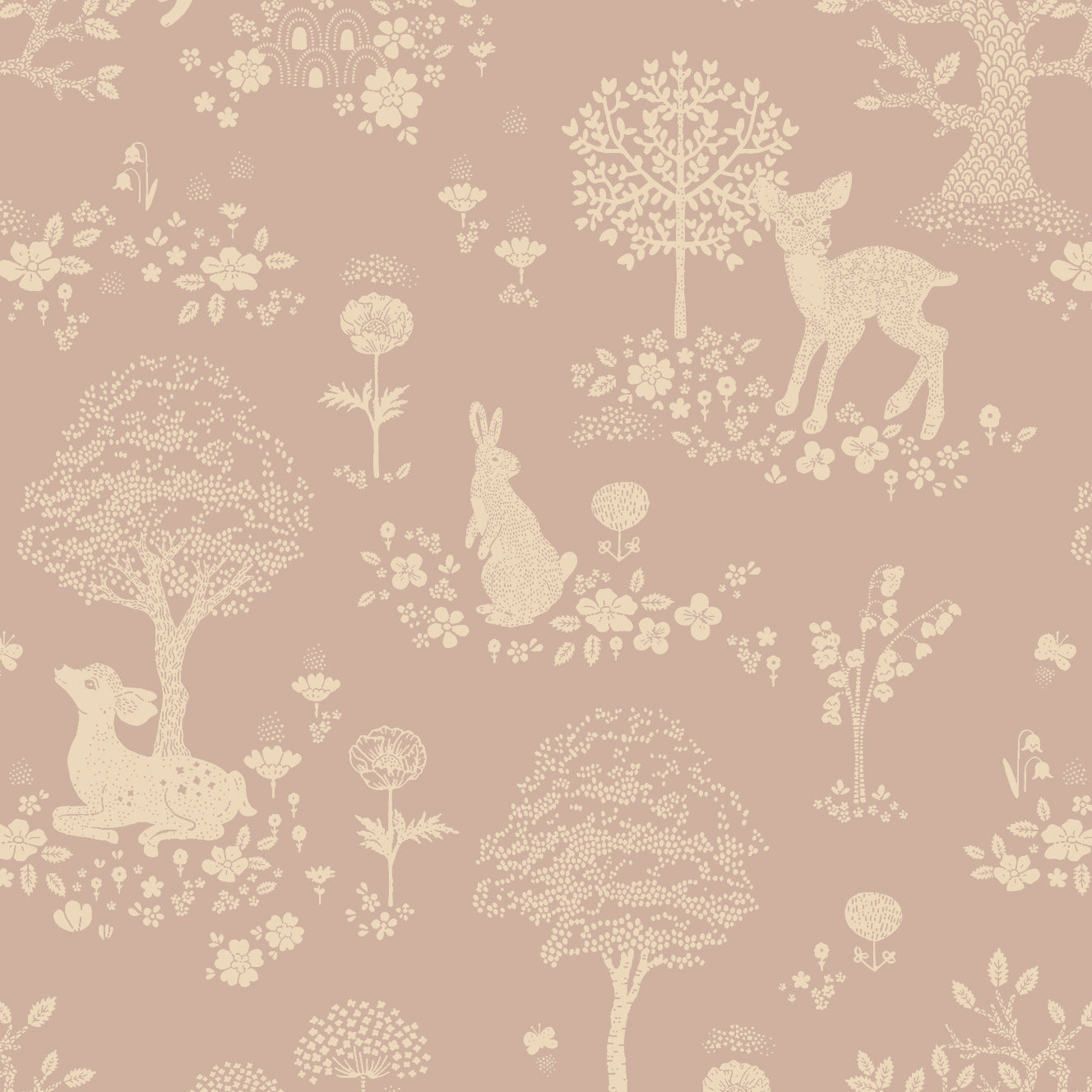 Majvillan Behang - Summer Fields - Dreamy Lilac image 1