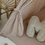 Tipi Tent met Speelmat - Beige Strepen image 2