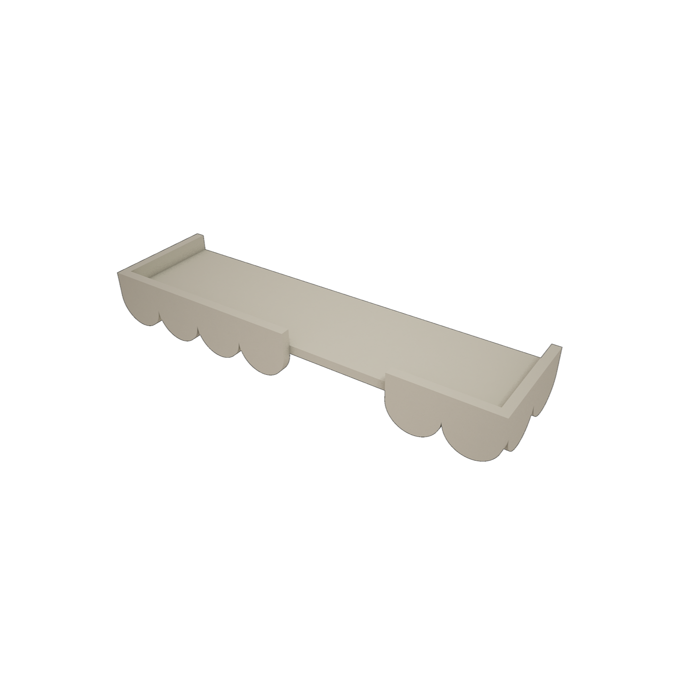 Wood Luck Wandplank Babushka - Olive image 1