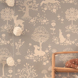 Majvillan Behang - Summer Fields - Dusty Blue image 0