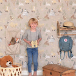 Majvillan Behang - Deep Forest - Soft Beige image 2