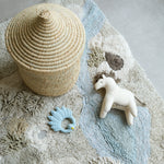 Gevlochten mand - Circus - Olifantsgras - naturel image 2